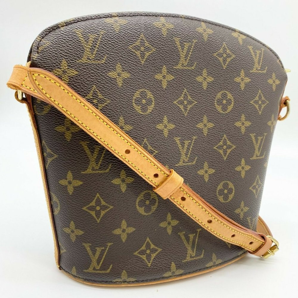 Auth Louis Vuitton Monogram Drouot Shoulder bag - Picture 1 of 10